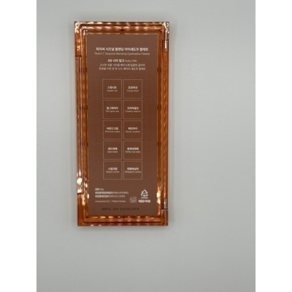 Peach C Seasonal Blending Eyeshadow Palette 05 Nutty Milk Korean Makeup 9.8g‎ - Picture 3 of 7